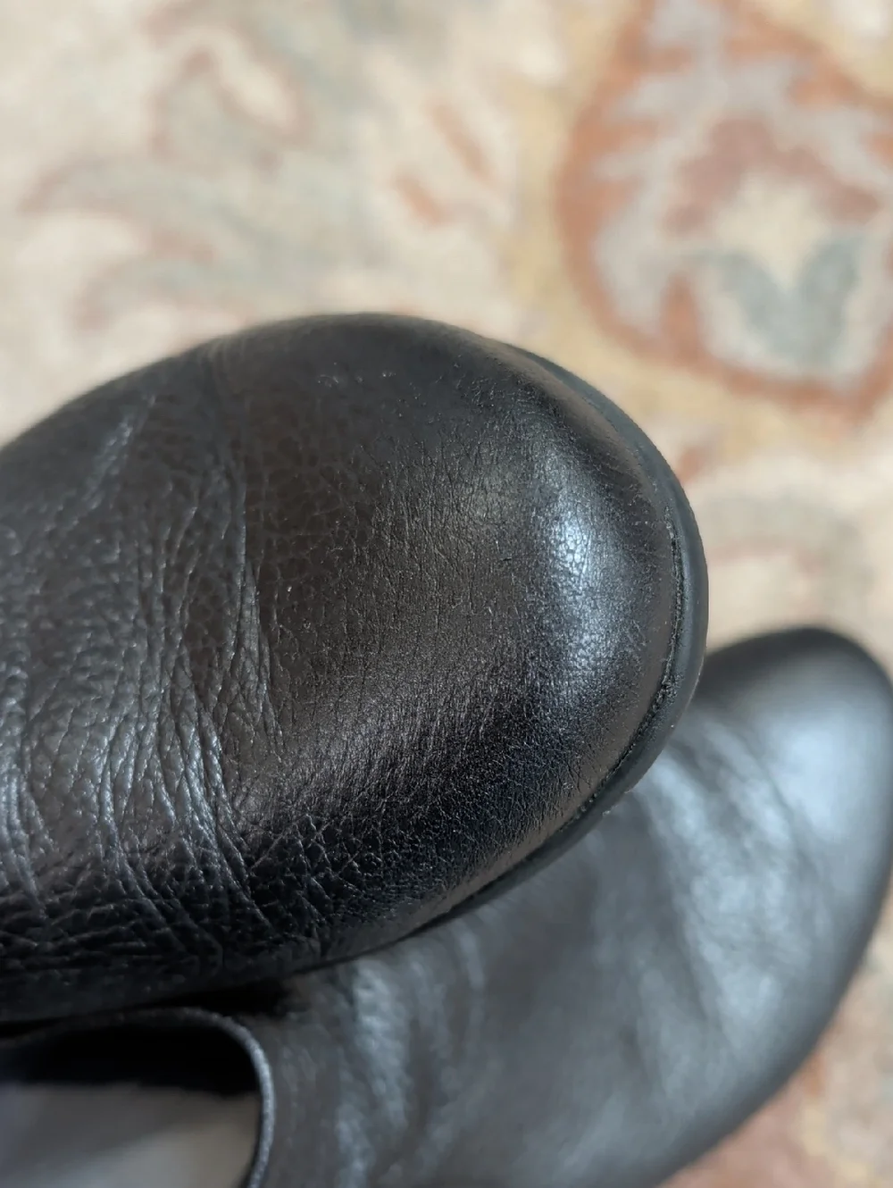 arche Baryky Silver Black Leather Ankle Booties